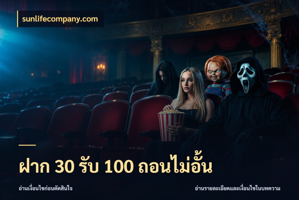 ฝาก 30 รับ 100 ถอนไม่อั้น สนุกกับตัวเลือกโปรในสไตล์ของคุณ ในมุม sunlifecompany.com