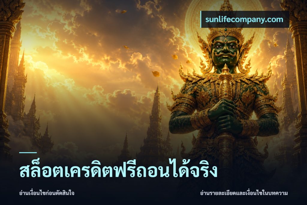 สล็อตเครดิตฟรีถอนได้จริง