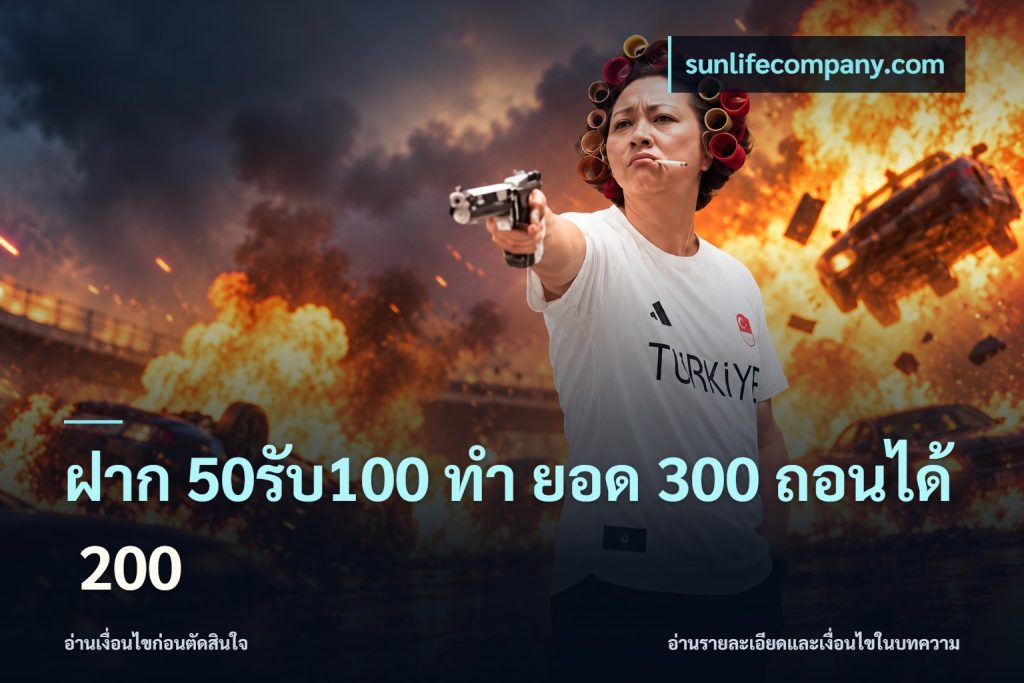 ฝาก 50รับ100 ทํา ยอด 300 ถอนได้ 200