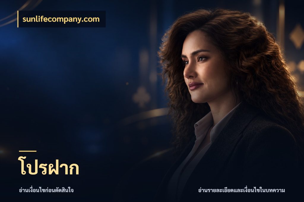 โปรฝาก โปรยอดรับที่สายเกมสนใจ กับ sunlifecompany.com