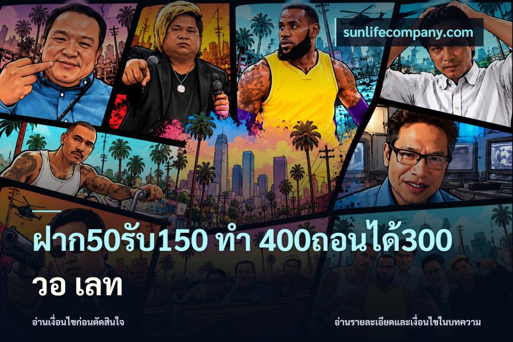 ฝาก50รับ150 ทํา 400ถอนได้300 วอ เลท