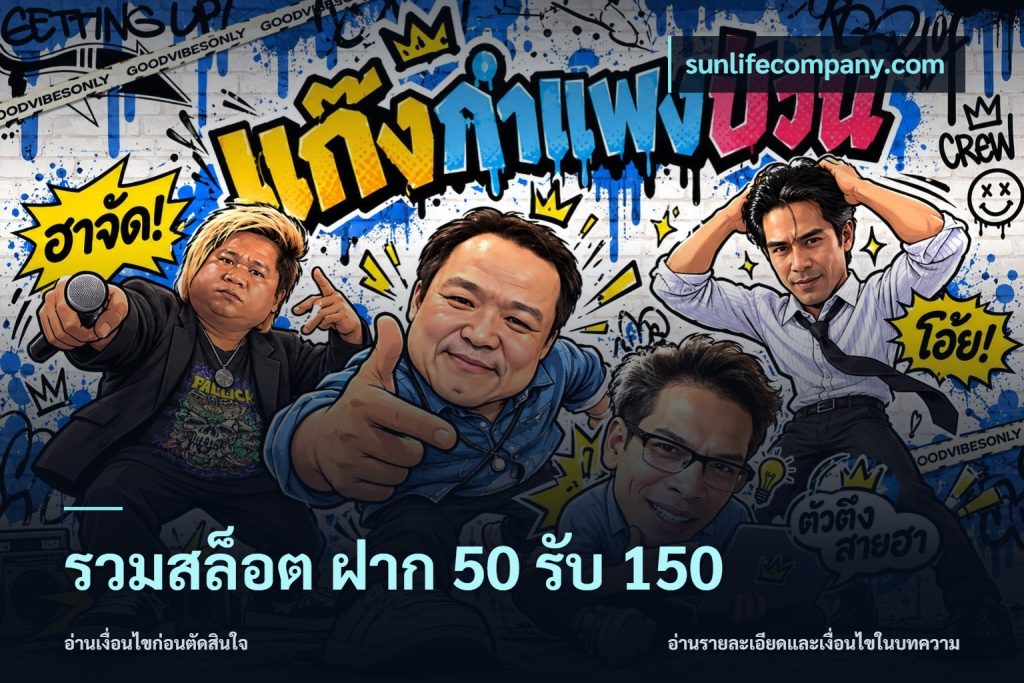 รวมสล็อต ฝาก 50 รับ 150