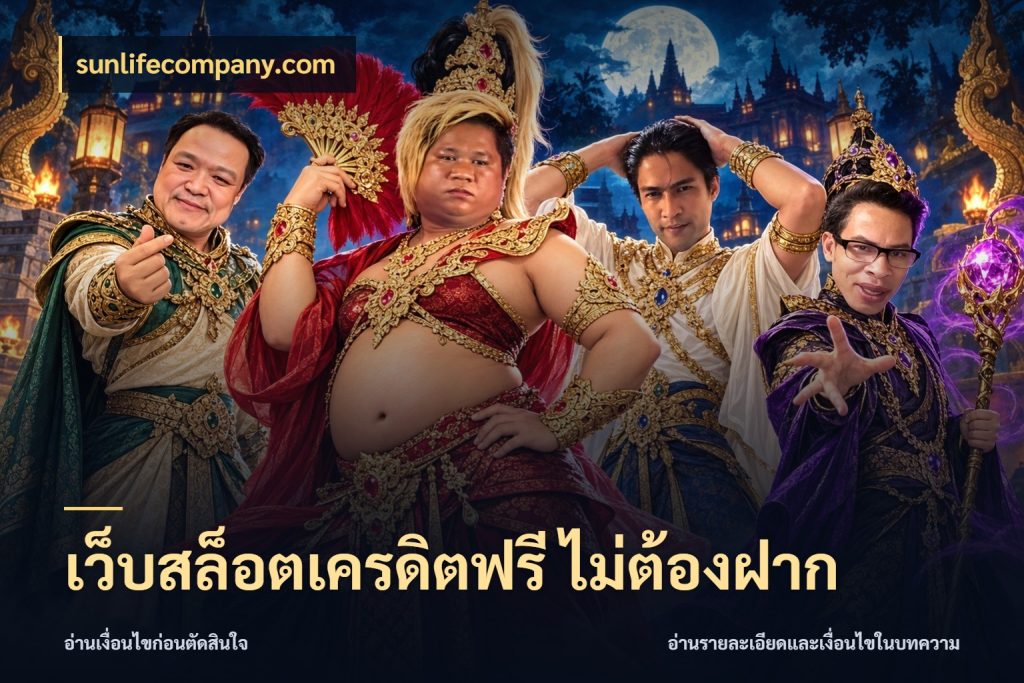 เว็บสล็อตเครดิตฟรี ไม่ต้องฝาก จับมุมเด่นของเครดิตฟรีให้ตรงใจ กับ sunlifecompany.com