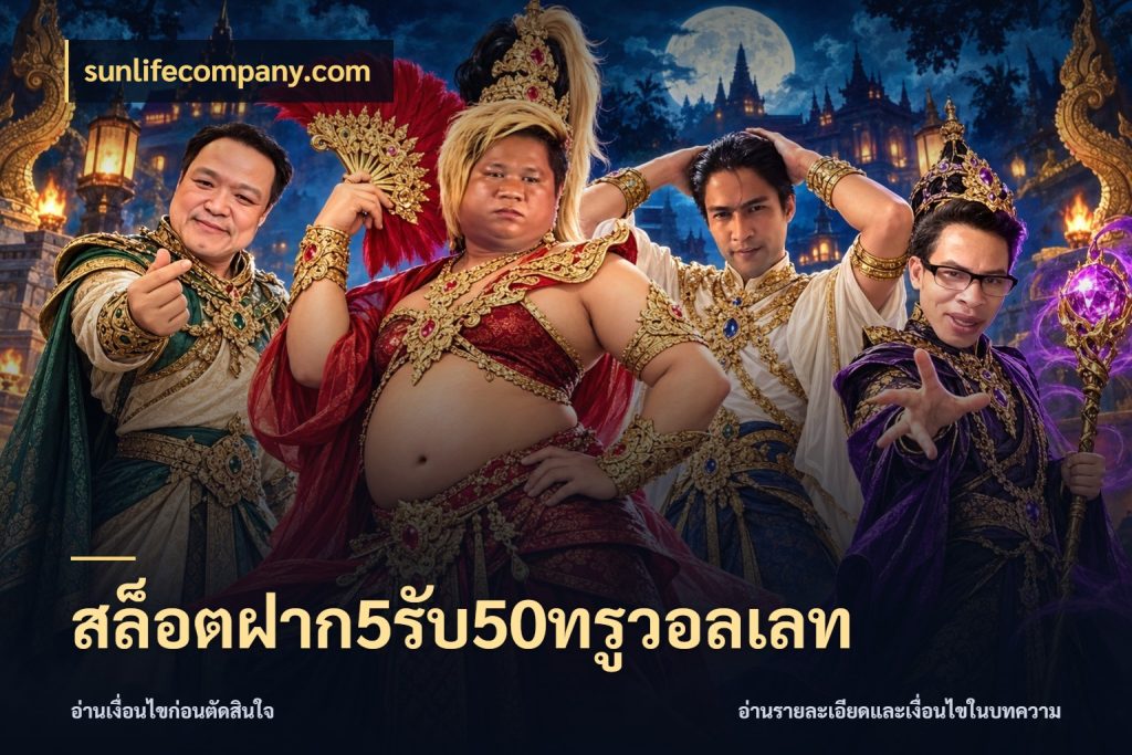สล็อตฝาก5รับ50ทรูวอลเลท รูปแบบโบนัสกับสิทธิ์ของสายเกม สไตล์ sunlifecompany.com