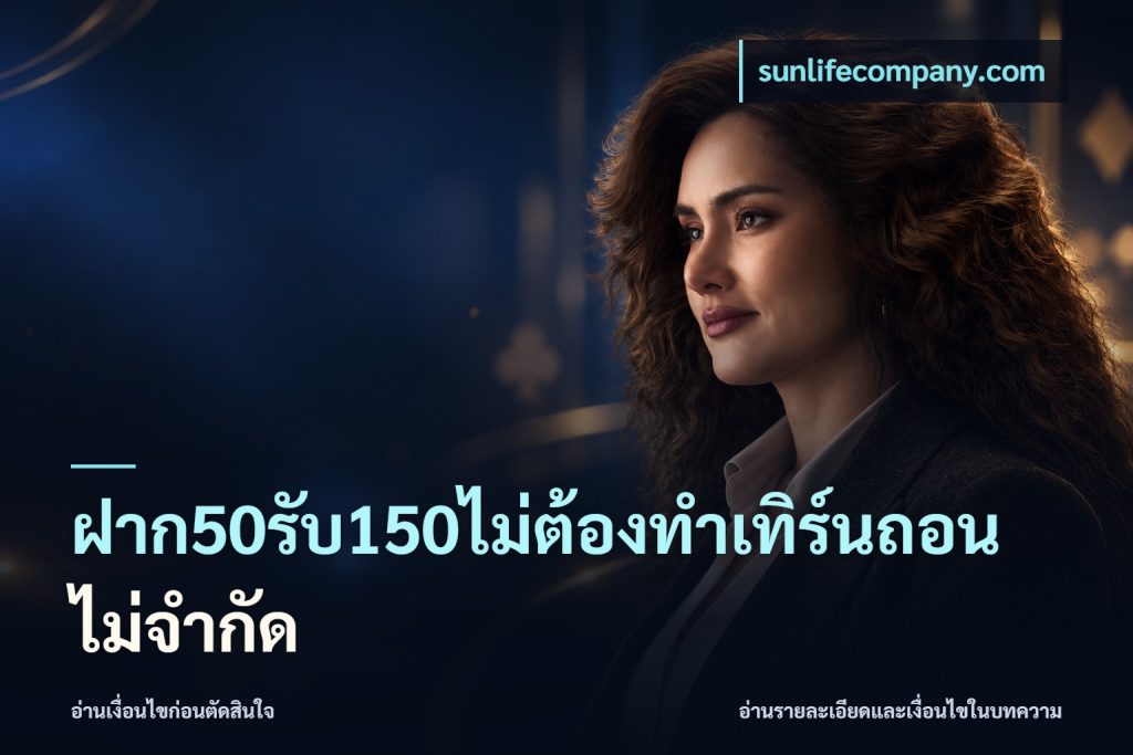 ฝาก50รับ150ไม่ต้องทําเทิร์นถอนไม่จํากัด