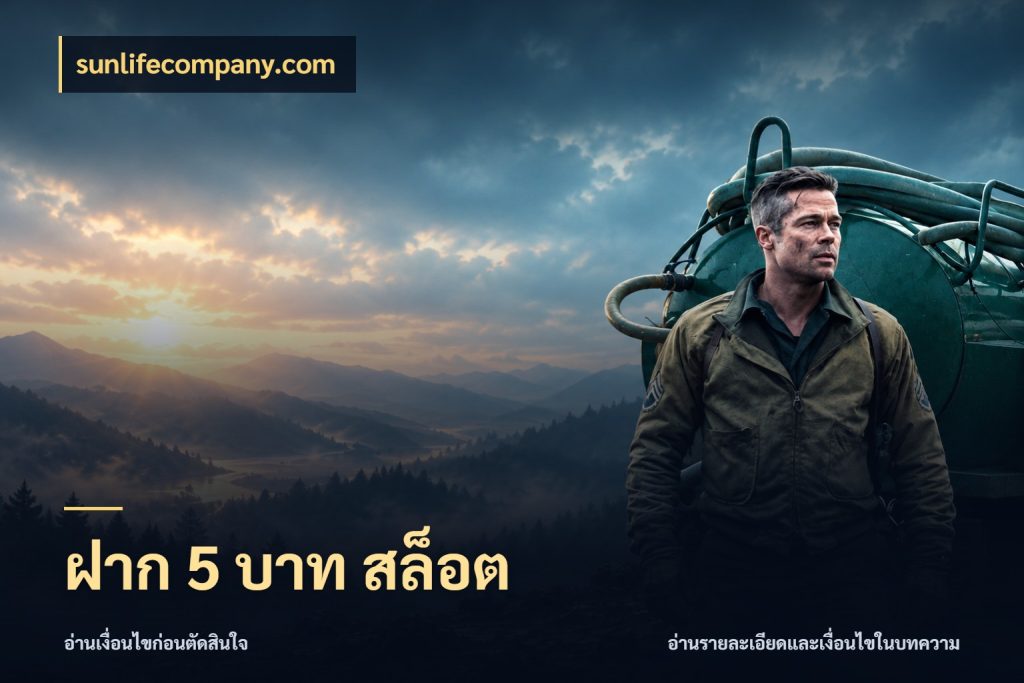 ฝาก 5 บาท สล็อต มุมสนุกของคนที่กำหนดขอบเขตตัวเอง กับ sunlifecompany.com