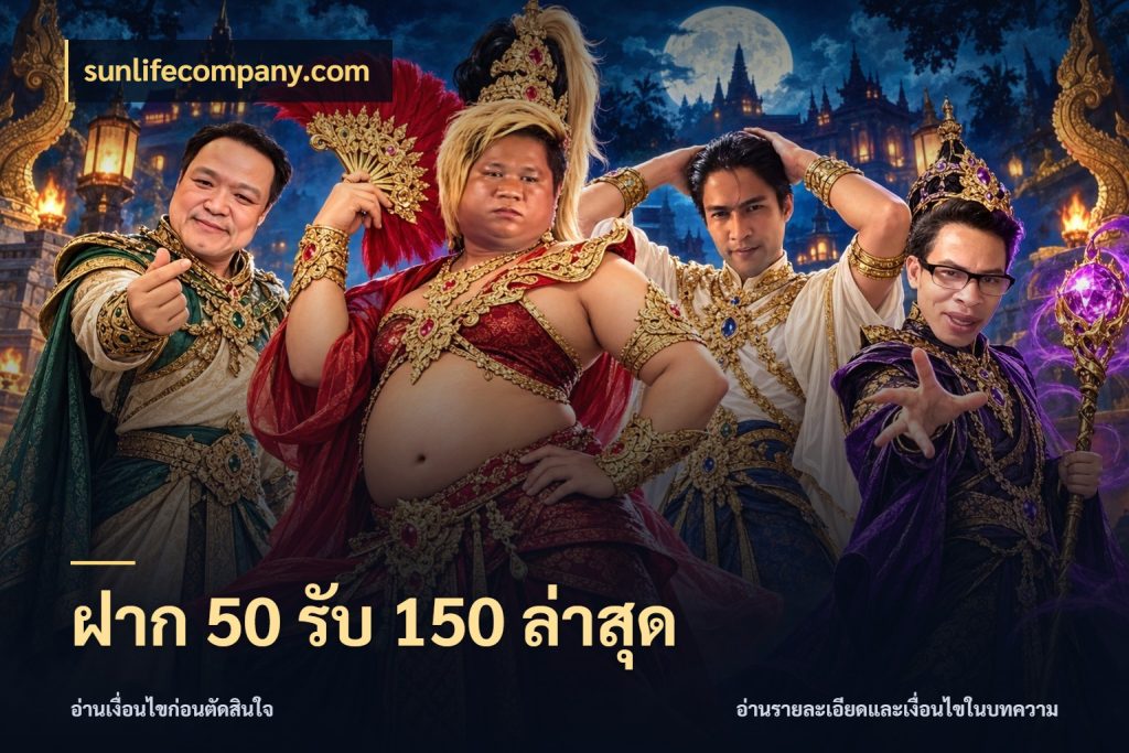 ฝาก 50 รับ 150 ล่าสุด สายโบนัสเลือกจังหวะสนุกได้อย่างไร ในมุม sunlifecompany.com