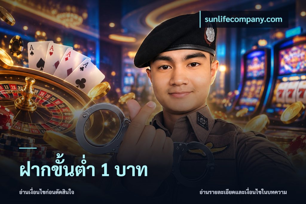 ฝากขั้นต่ำ 1 บาท