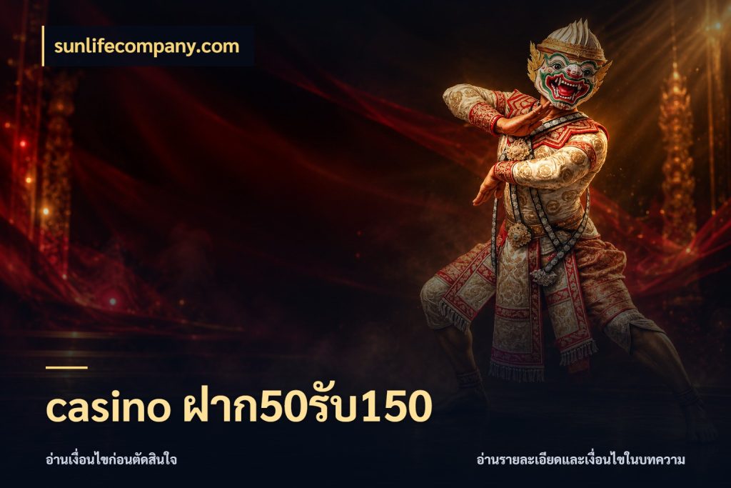 casino ฝาก50รับ150 เครดิตกับรูปแบบโปรที่ตรงใจ กับ sunlifecompany.com