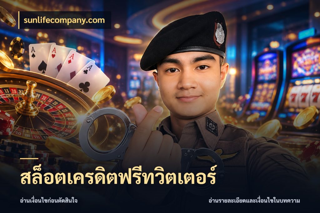 สล็อตเครดิตฟรีทวิตเตอร์ สิทธิ์ที่สายโบนัสสนใจกับวิธีรับ กับ sunlifecompany.com