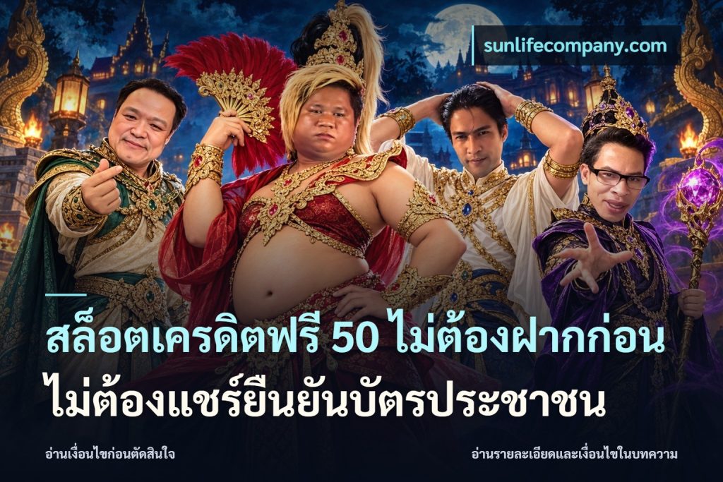 สล็อตเครดิตฟรี 50 ไม่ต้องฝากก่อนไม่ต้องแชร์ยืนยันบัตรประชาชน