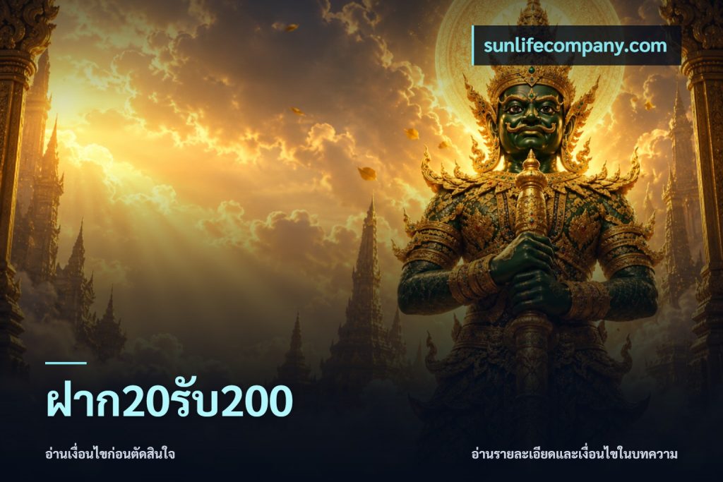 ฝาก20รับ200