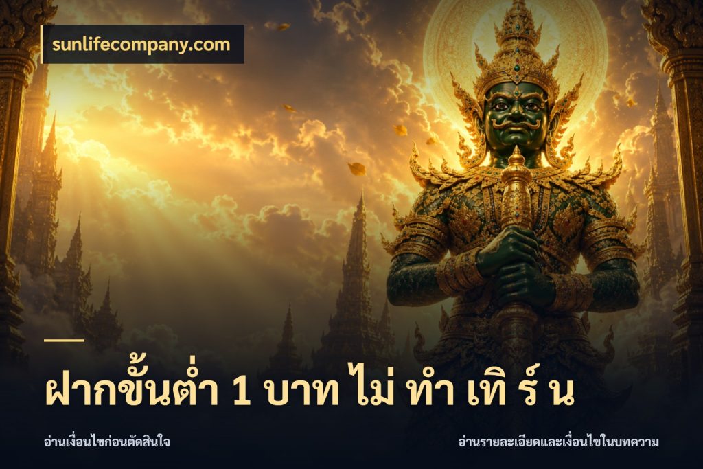 ฝากขั้นต่ำ 1 บาท ไม่ ทำ เทิ ร์ น เกมที่ชอบในขอบเขตเงินของตัวเอง ในมุม sunlifecompany.com
