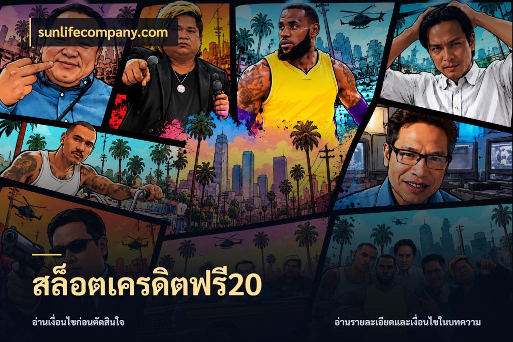 สล็อตเครดิตฟรี20 sunlifecompany.com จากชื่อเครดิตฟรีสู่ความสนุกที่เข้าใจได้