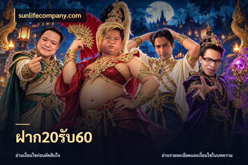 ฝาก20รับ60 จับคู่โบนัสกับสไตล์เกมที่ชอบ กับ sunlifecompany.com