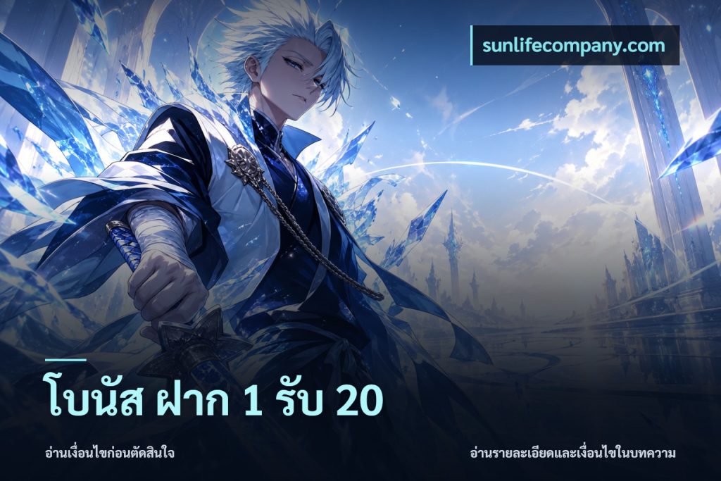 โบนัส ฝาก 1 รับ 20