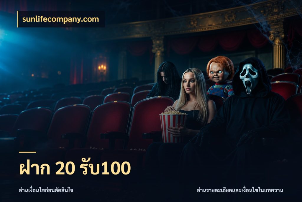 ฝาก 20 รับ100 sunlifecompany.com เปิดมุมโปรให้เข้ากับเกมแนวโปรด