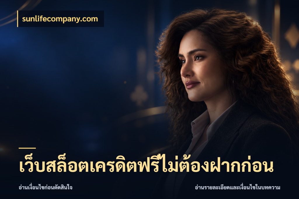 เว็บสล็อตเครดิตฟรีไม่ต้องฝากก่อน สายโบนัสเลือกมุมเครดิตให้ตรงสไตล์ ในมุม sunlifecompany.com