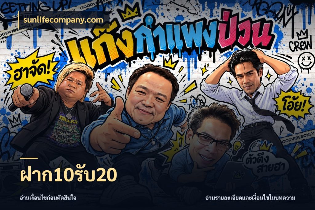 ฝาก10รับ20 จุดเด่นของเครดิตที่คนชอบเกมอยากรู้ กับ sunlifecompany.com