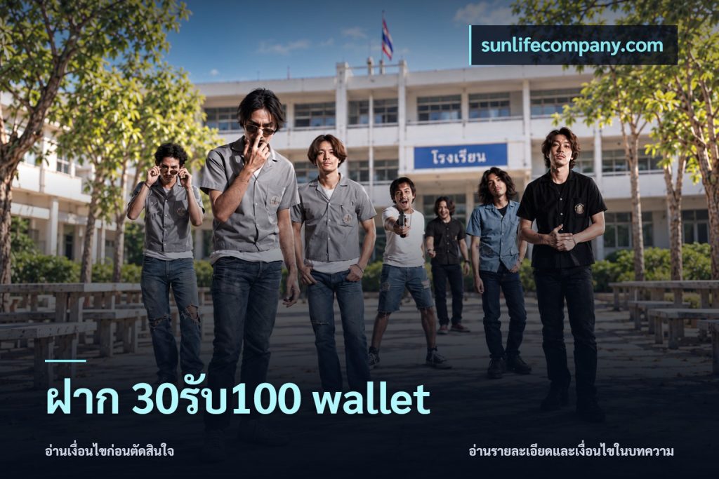 ฝาก 30รับ100 wallet
