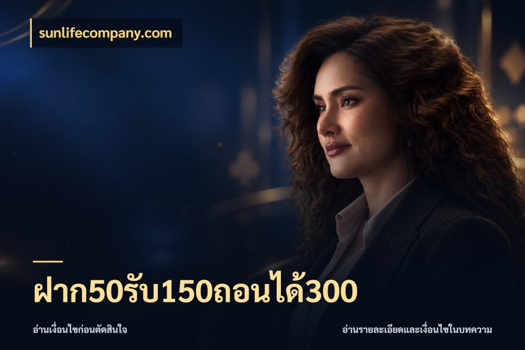 ฝาก50รับ150ถอนได้300 จับประเด็นยอดรับก่อนเลือกความสนุก สไตล์ sunlifecompany.com