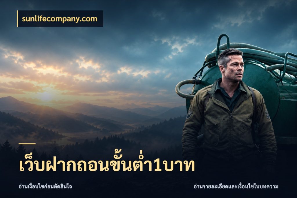 เว็บฝากถอนขั้นต่ำ1บาท ทุนเบาก็มีสีสันในจังหวะของคุณ ในมุม sunlifecompany.com