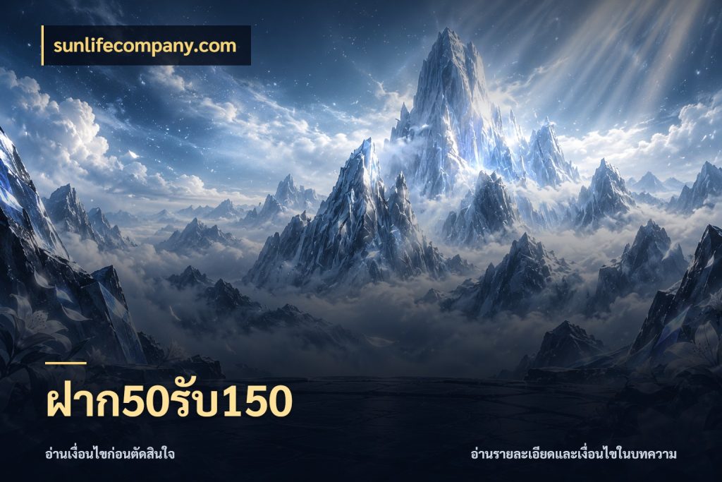 ฝาก50รับ150 โปรกับเกมที่ชอบเลือกให้ตรงสไตล์ ในมุม sunlifecompany.com