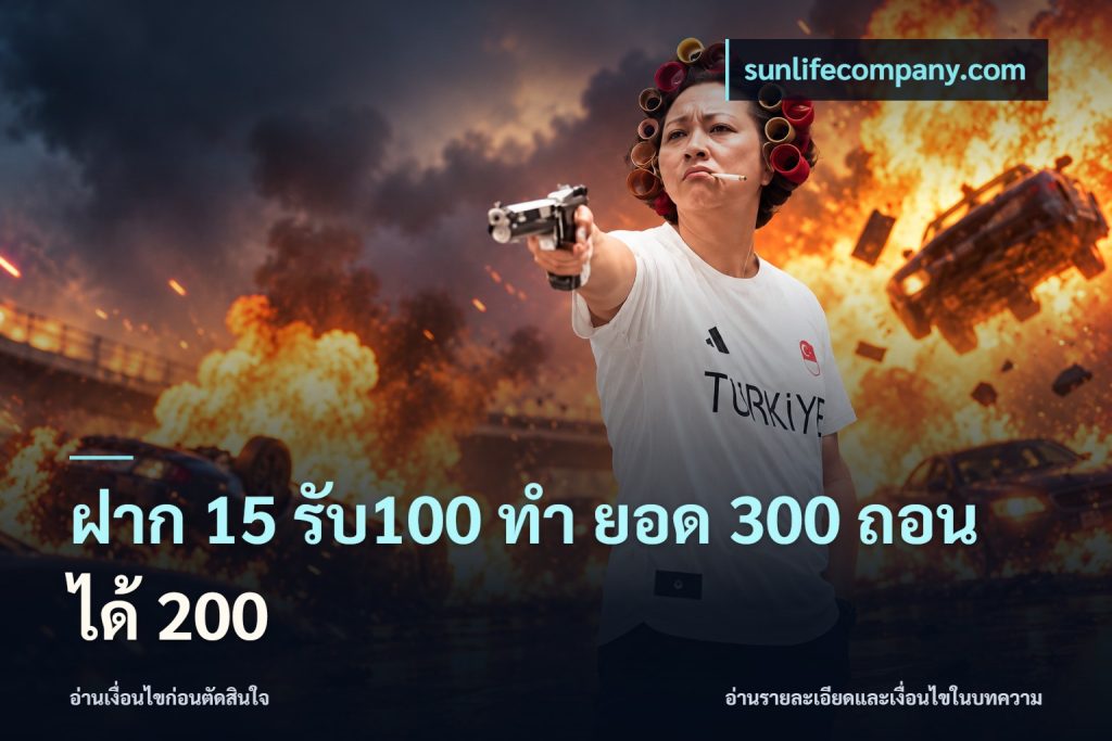ฝาก 15 รับ100 ทํา ยอด 300 ถอนได้ 200