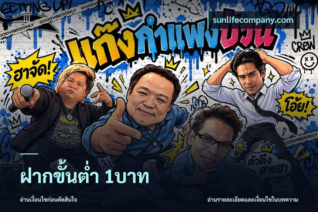ฝากขั้นต่ำ 1บาท