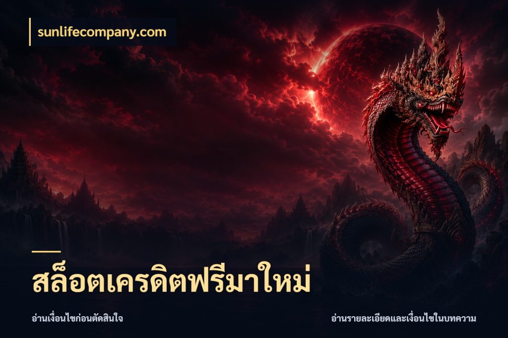 สล็อตเครดิตฟรีมาใหม่ ชนิดเครดิตกับสิทธิ์ที่คุณอยากรู้ สไตล์ sunlifecompany.com