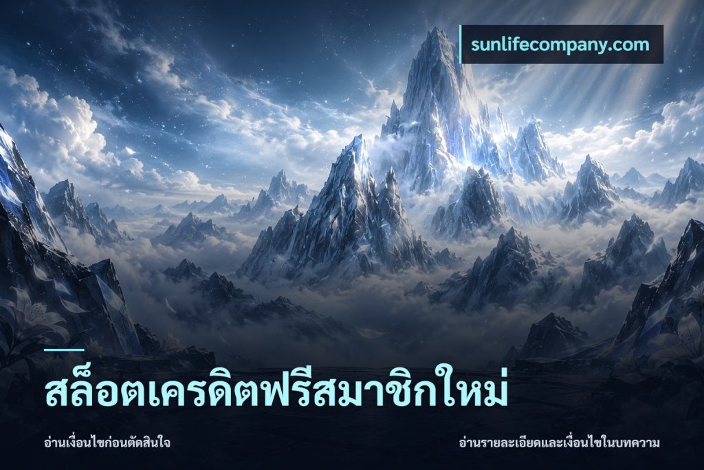 สล็อตเครดิตฟรีสมาชิกใหม่