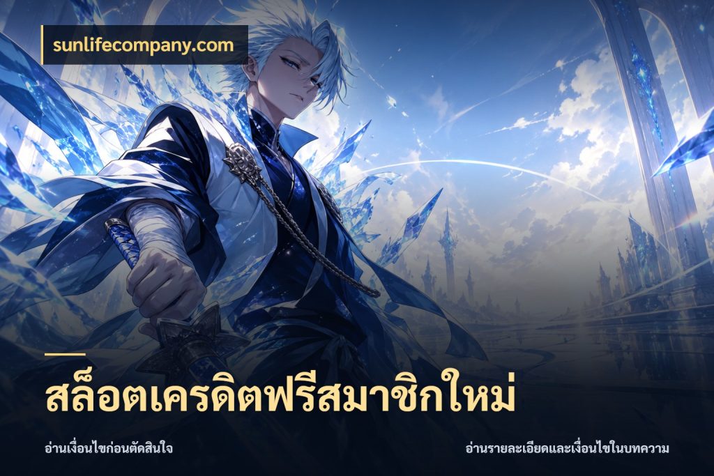 สล็อตเครดิตฟรีสมาชิกใหม่ สีสันของเครดิตฟรีและเกมแนวที่ชอบ กับ sunlifecompany.com